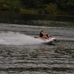 A Jet Skier Enjoys the Mon