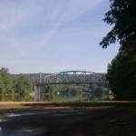 Point Marion bridge shot on river