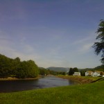 river outside our house