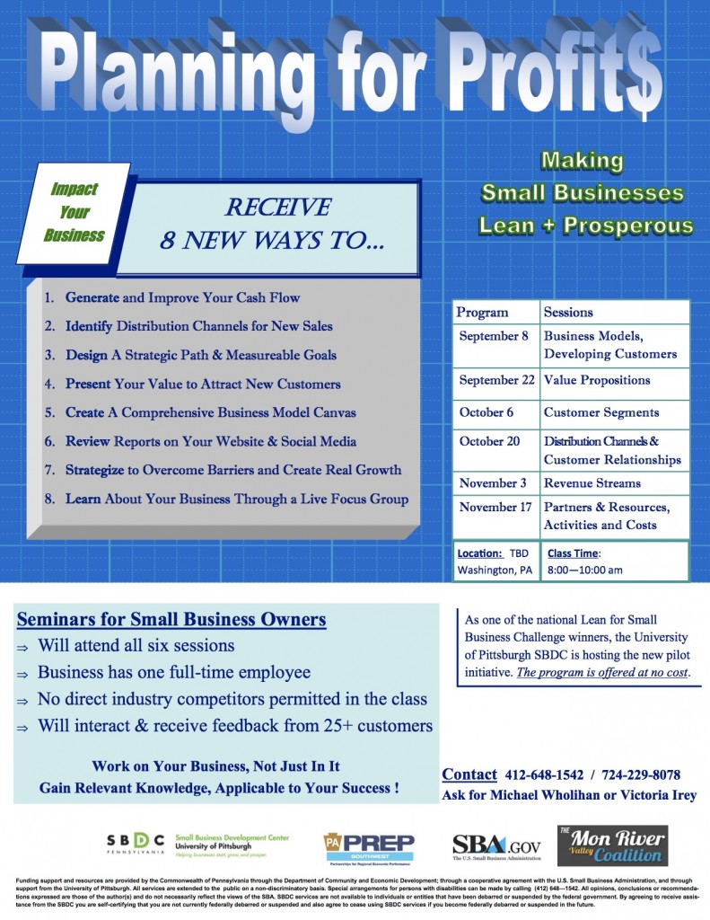 Planning for Profits
